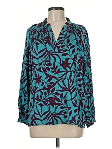 Tucker Long Sleeve Silk Top (view 1)