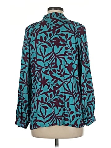 Tucker Long Sleeve Silk Top (view 2)