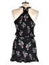 On Twelfth 100% Rayon Floral Black Romper Size L - photo 2