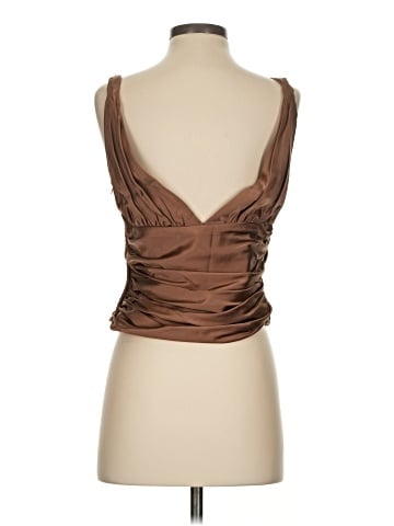 Carmen Marc Valvo Sleeveless Blouse (view 2)