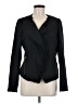 Saks Fifth Avenue 100% Polyester Chevron-herringbone Black Blazer Size M - photo 1