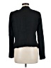 Saks Fifth Avenue 100% Polyester Chevron-herringbone Black Blazer Size M - photo 2