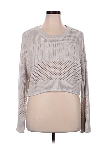 Happily Grey Pullover Sweater (view 1)