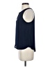 Lily White 100% Polyester Blue Sleeveless Blouse Size S - photo 5