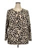 Torrid Animal Print Tan Pullover Sweater Size 2X Plus (2) - photo 1