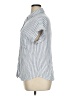 Korye Stripes Blue Short Sleeve Button-Down Shirt Size XL - photo 5