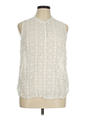 Johnny Was Sleeveless Button-Down Shirt (view 1)