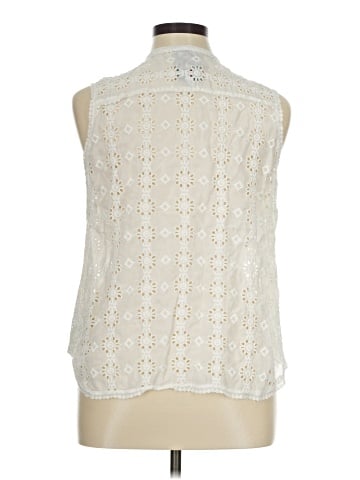 Johnny Was Sleeveless Button-Down Shirt (view 2)