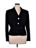 NIPON BOUTIQUE 100% Polyester Black Blazer Size 16 - photo 1