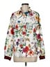 Unbranded 100% Polyester Floral White Long Sleeve Blouse Size M - photo 1
