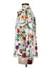 Unbranded 100% Polyester Floral White Long Sleeve Blouse Size M - photo 5