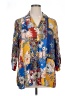 Ruby Rd. 100% Rayon Gold 3/4 Sleeve Blouse Size 1X - photo 1