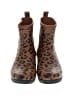 Hunter Animal Print Brown Rain Boots Size 8 - photo 2