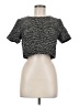Do & Be 100% Polyester Gray Short Sleeve Top Size M - photo 1