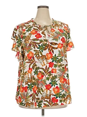 Jessica Simpson Short Sleeve Blouse (view 1)