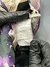 Wrapper 100% Polyester Purple Sleeveless Blouse Size L - photo 8