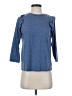 MICHAEL Michael Kors Blue 3/4 Sleeve Top Size S - photo 1