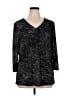 Dana Buchman Black 3/4 Sleeve Top Size XL - photo 1