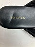 Via Spiga 100% Leather Black Sandals Size 5 - photo 3