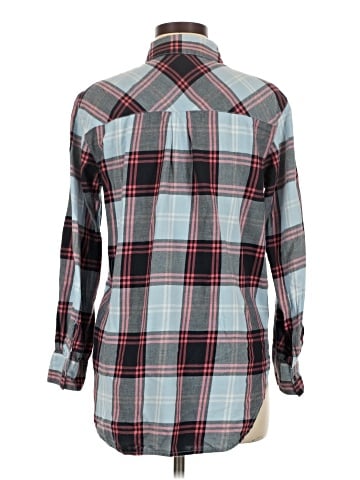 Faded Glory Long Sleeve Button-Down Shirt (view 2)