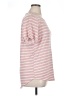 Moa Moa Stripes Pink Short Sleeve Top Size XL - photo 4
