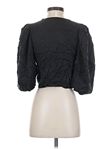 Nicholas 3/4 Sleeve Silk Top (view 2)