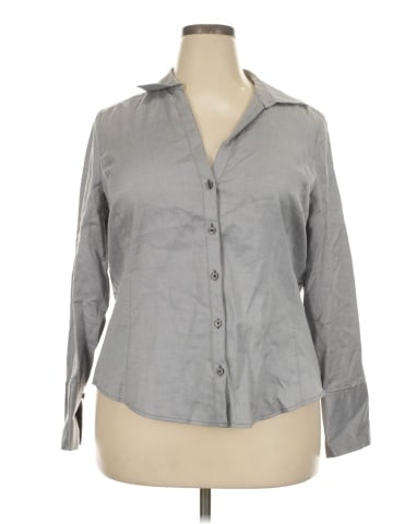 Ann Taylor Factory 3/4 Sleeve Button-Down Shirt (view 1)