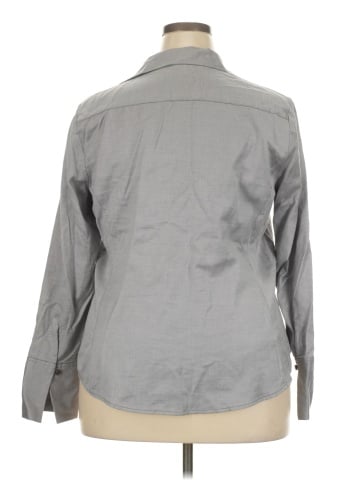 Ann Taylor Factory 3/4 Sleeve Button-Down Shirt (view 2)