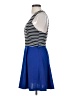 Double Zero Stripes Blue Casual Dress Size M - photo 5