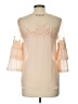 Lulumari 100% Polyester Ivory 3/4 Sleeve Blouse Size L (estimated) - photo 2