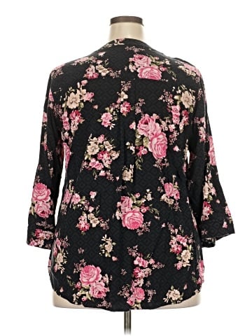 Torrid 3/4 Sleeve Blouse (view 2)