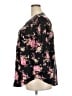 Torrid Floral Black 3/4 Sleeve Blouse Size 2X Plus (2) - photo 5
