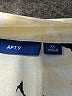 Apt. 9 100% Polyester Print Ivory Short Sleeve Blouse Size XL - photo 7