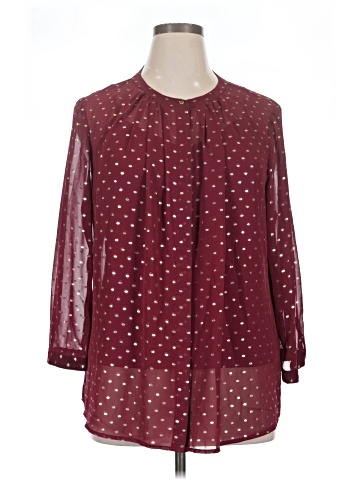 Liz Claiborne Career 3/4 Sleeve Blouse (view 1)