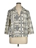 Chico's Print Ivory Blazer Size XL (3) - photo 1