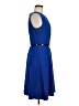 Alyx Solid Blue Casual Dress Size 8 - photo 4