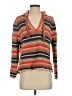 Faherty 100% Cotton Stripes Orange Pullover Sweater Size S - photo 1