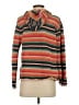 Faherty 100% Cotton Stripes Orange Pullover Sweater Size S - photo 2