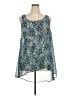 Torrid 100% Polyester Teal Sleeveless Blouse Size 2X Plus (2) - photo 1