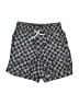 Old Navy 100% Polyester Houndstooth Gray Board Shorts Size 6 - 7 - photo 1