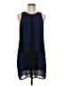 Astr Color Block Blue Casual Dress Size M - photo 1