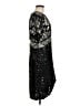 Unbranded 100% Silk Black Cocktail Dress Size M - photo 4