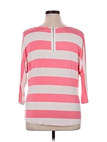 New York & Company 3/4 Sleeve T-Shirt (view 2)