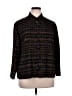 Caroline Rose Tweed Brown Coat Size XL - photo 1