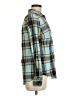 St. John's Bay 100% Cotton Plaid Teal Long Sleeve Button-Down Shirt Size M - photo 4