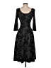 Campaigne Paisley Black Cocktail Dress Size S (estimated) - photo 2