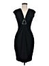 Cache Solid Black Cocktail Dress Size 8 - photo 1