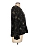 Periwinkle 100% Polyester Black Blazer Size 10 - photo 4