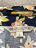 De Collection 100% Rayon Floral Blue Long Sleeve Blouse Size XL - photo 4