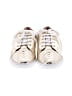 Donald J Pliner Chevron-herringbone Gold Silver Sneakers Size 9 1/2 - photo 2